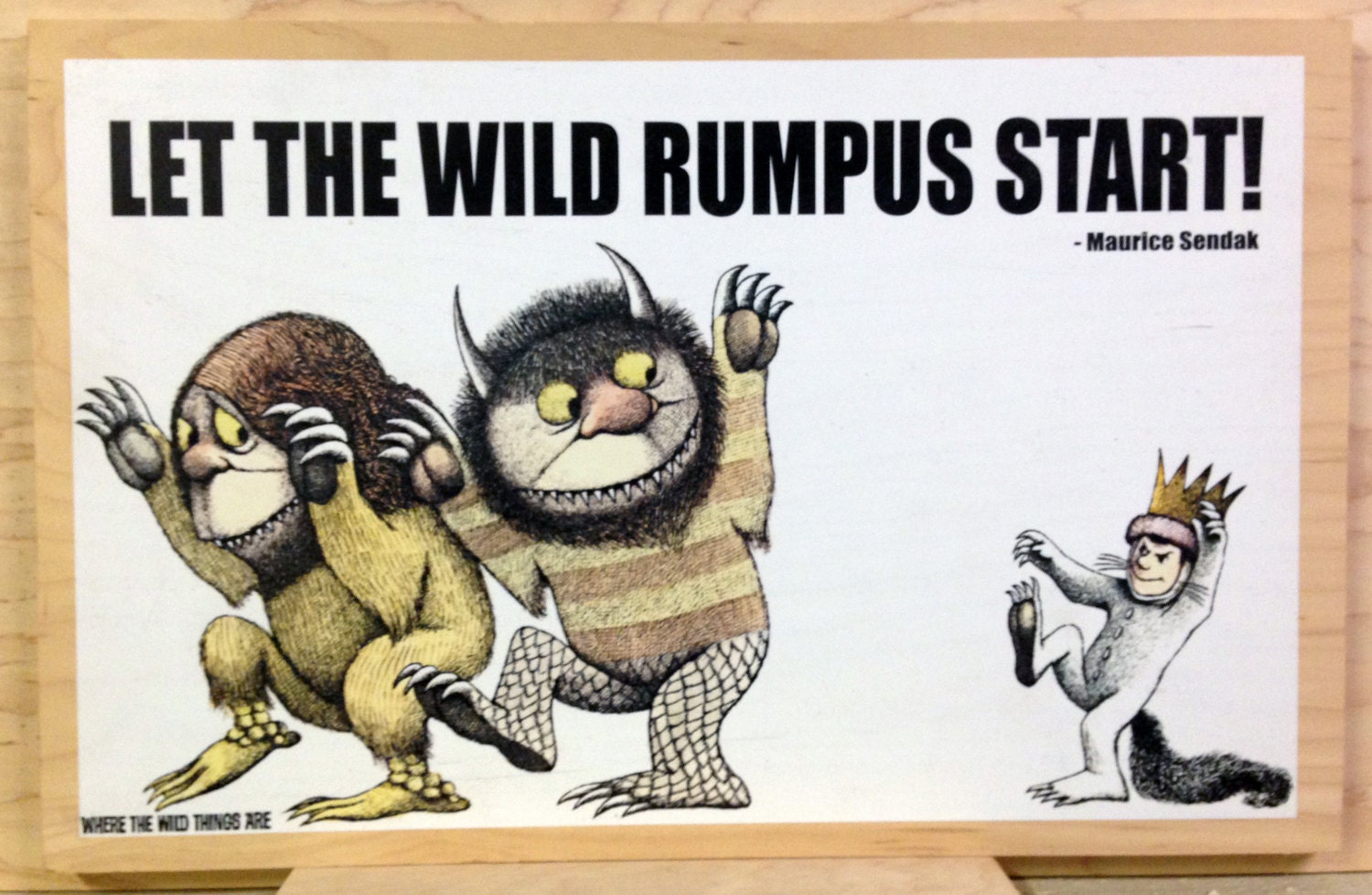 let the wild rumpus start printable