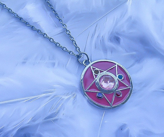 Sailor Moon Crystal Star Locket Necklace Sailor by KingsfieldInn