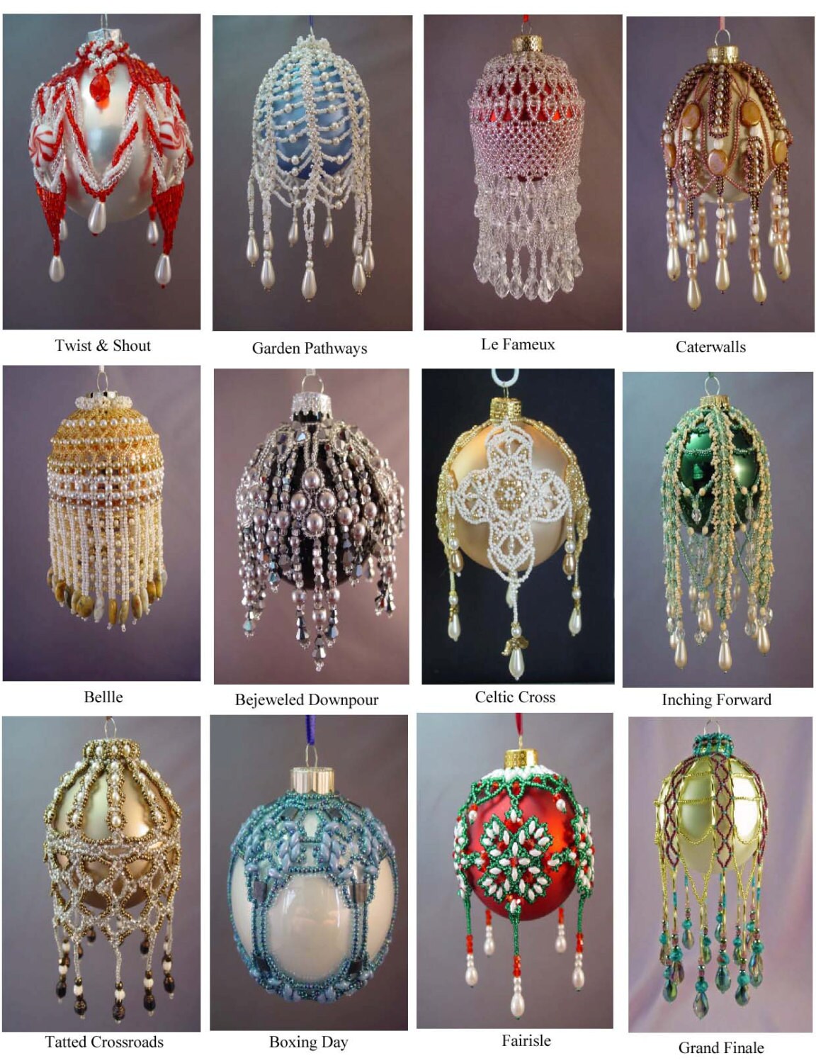 Printed Version Of Beaded Ornament Pattern By The Ornamental