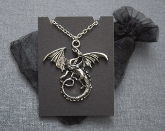 Game of Thrones dragon necklace – Daenerys Targaryen cosplay – Smaug – Khaleesi jewelry / jewellery