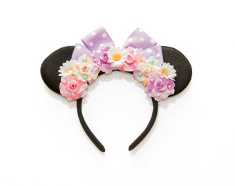 Daisy Duck Mouse Ears Headband, Flower Mouse Ears, Minnie Ears Headband, Mickey Ears Headband, Character Mouse Ear, Daisy Duck Costume