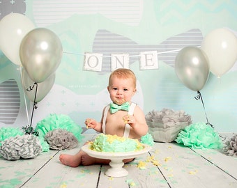 Boy First Birthday Banner, Boy 1st Birthday Decorations, Boy Smash Cake Banner, Boy Cake Smash Banner, Boy Birthday Decorations Banner