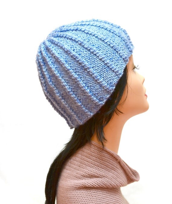 Items similar to womens hat, skull cap, winter hat, light blue hat