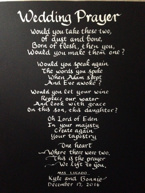 Wedding Prayer Max Lucado Prayer Master Bedroom Decor