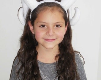 Ram horns - Ram horns headband - Ram horns headpiece - Fawn horns - Fawn headband