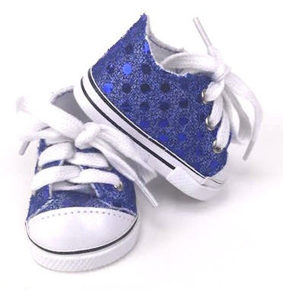 Sequin Tennis Shoes for any 18 dolly like the American