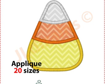 Candy Corn Applique Design. Candy corn embroidery design. Embroidery candy corn. Halloween applique design. Machine embroidery design