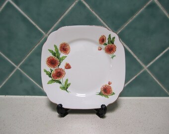 Royal Standard Bread and Butter/ Side Plate - Australian Flowers - Fire Wheel - Floral