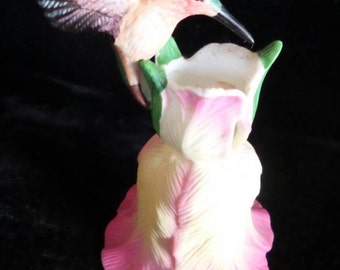 Hummingbird Porcelain Bell