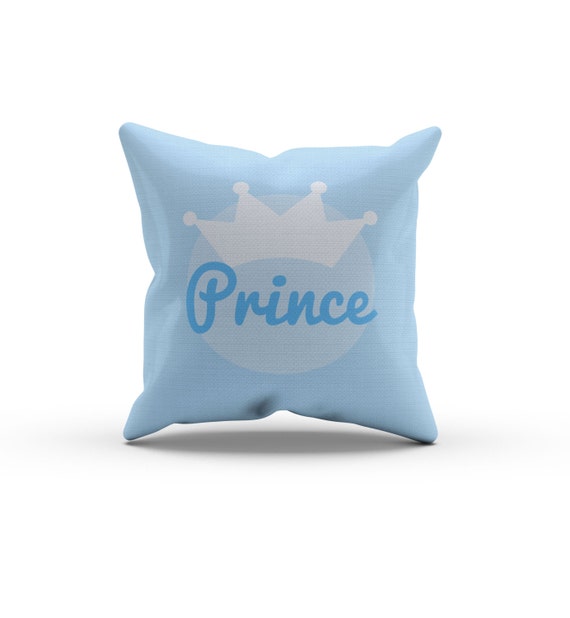 Blue Prince Crown Pillow, Nursery Pillow,Throw Pillow, Kids Throw Pillow, Children s Prince ...