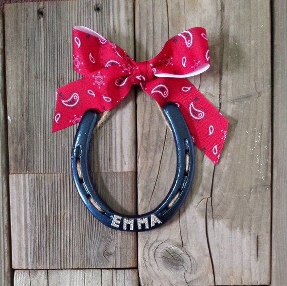 PERSONALIZED Horseshoe Western Room Decor by EECustomHorseShoes