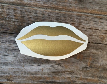 Lips Vinyl Decal, Vinyl Stickers, Laptop Decal, Car Sticker, Mouth Laptop Sticker, Car Decal