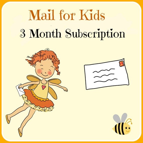 Mail for Kids 3 month subscription