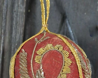 RARE French Antique Christmas Decoration from a local Chateau very early museum quality peices.