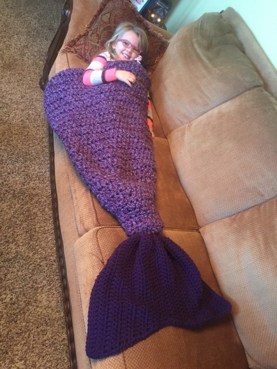Crochet Mermaid Blanket by TinaReneeCrochet on Etsy