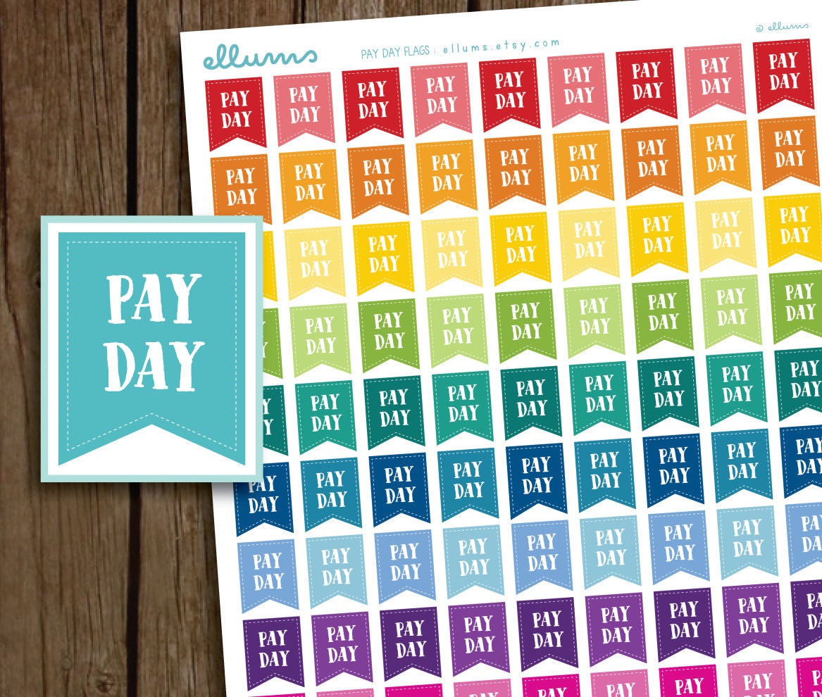 pay-day-stickers-printable-instant-download-pay-day