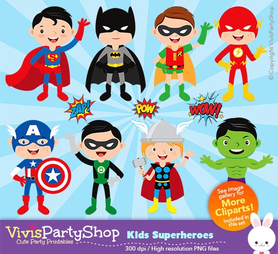 superhero clipart etsy - photo #29