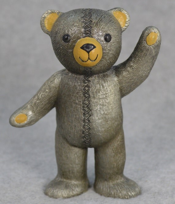 metal teddy bear