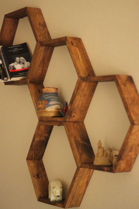Shelves 4 Depth Hexagon Shelves Geometric