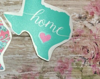 YETI, SIC, RTIC Cup Decal -30oz, 20oz ,Texas (3.5"), mint, decals for tumbler, texas home sticker, yeti sticker