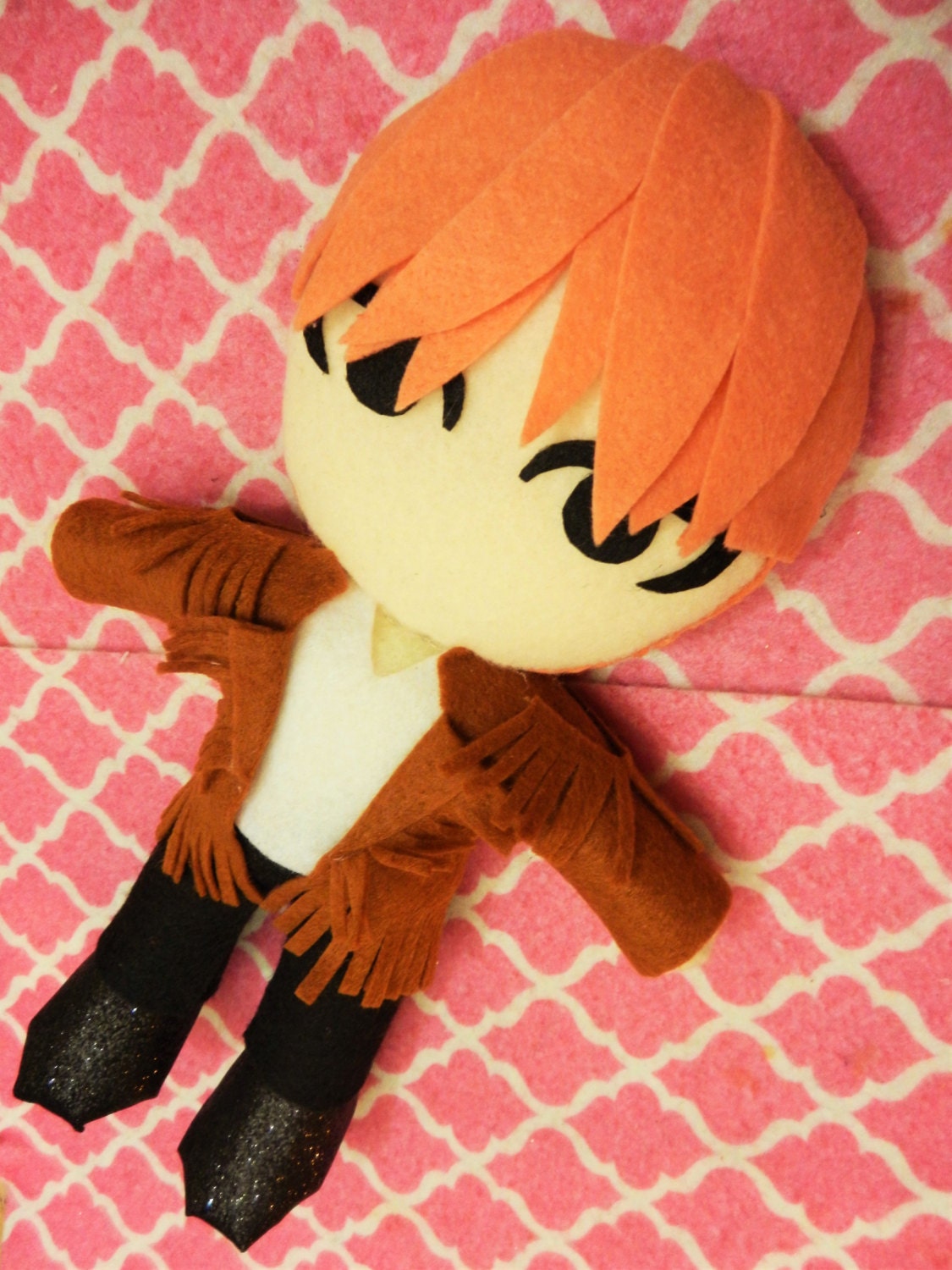 KPOP BTS V inspired plushie plush toy doll Fire MV