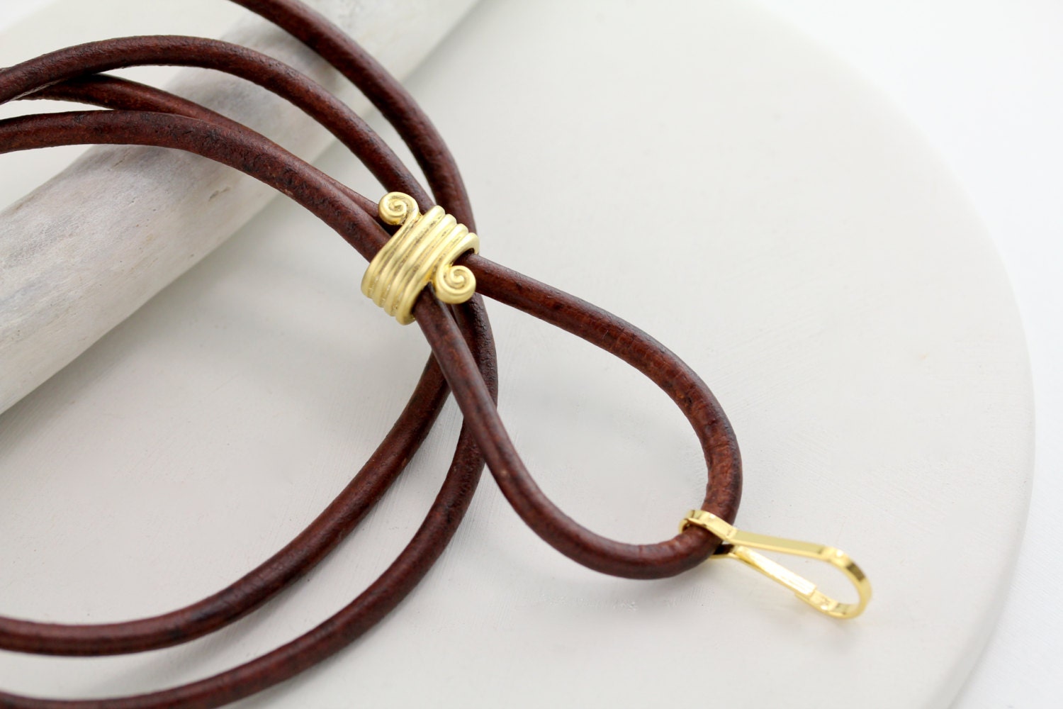 Leather Lanyard Lanyard Leather ID Badge Lanyard Leather ID