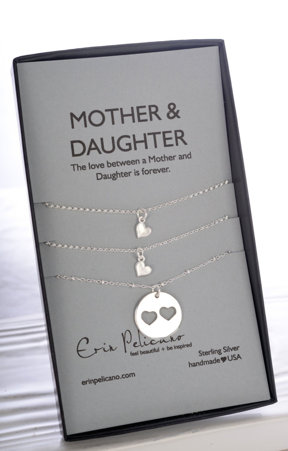 Mom Daughter Necklace Mother Daughter Jewelry Set Mother of