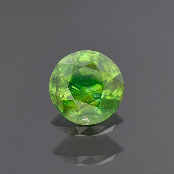 Old Rare Green Zircon Gemstone from Russia 4.76 cts AGL Cert