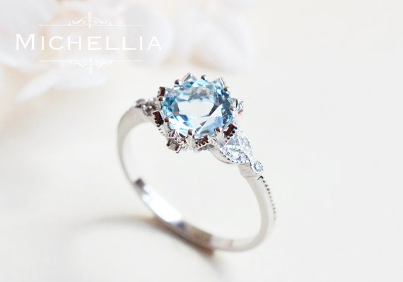 Russian Ladies And Date Vintage Floral Ring