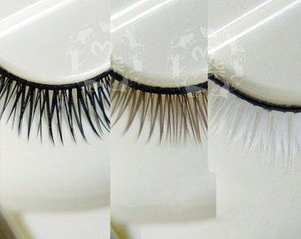 Eyelash lashes BJD sd msd yosd black brown white