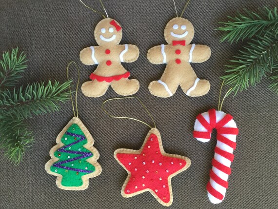 Felt Christmas Tree Ornaments / Felt Christmas Decorations