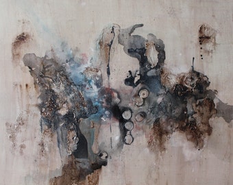 Extra Large Original 36x48 ModernRustic Artwork On Canvas Extra Large Original 36x48 ModernRustic Artwork On Canvas