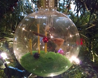 Harry Potter Glass Ball Ornaments, Harry Potter Christmas Ornaments, Quidditch Ornaments, Howler Ornaments