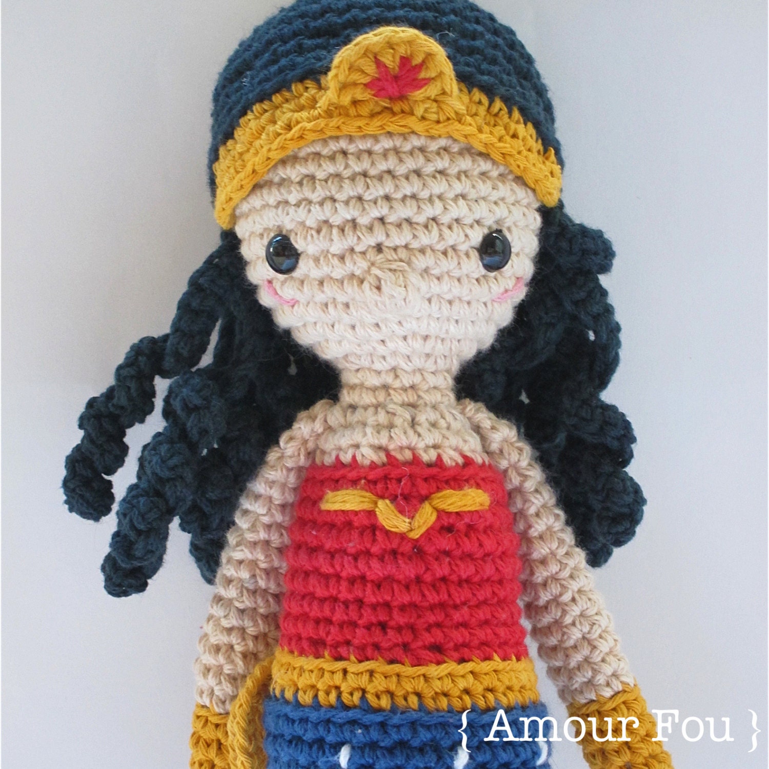 Wonder Woman Crochet Pattern by Amour Fou