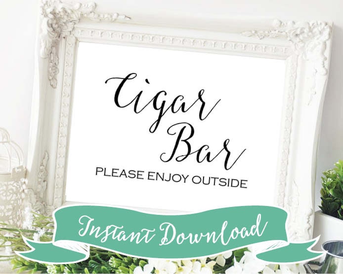 sale-printable-5-x-7-cigar-bar-please-enjoy-outside-wedding