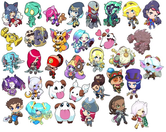 League of Legends Art Stickers