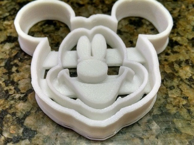 Disney Mickey Mouse Cookie Cutter. 3D printed