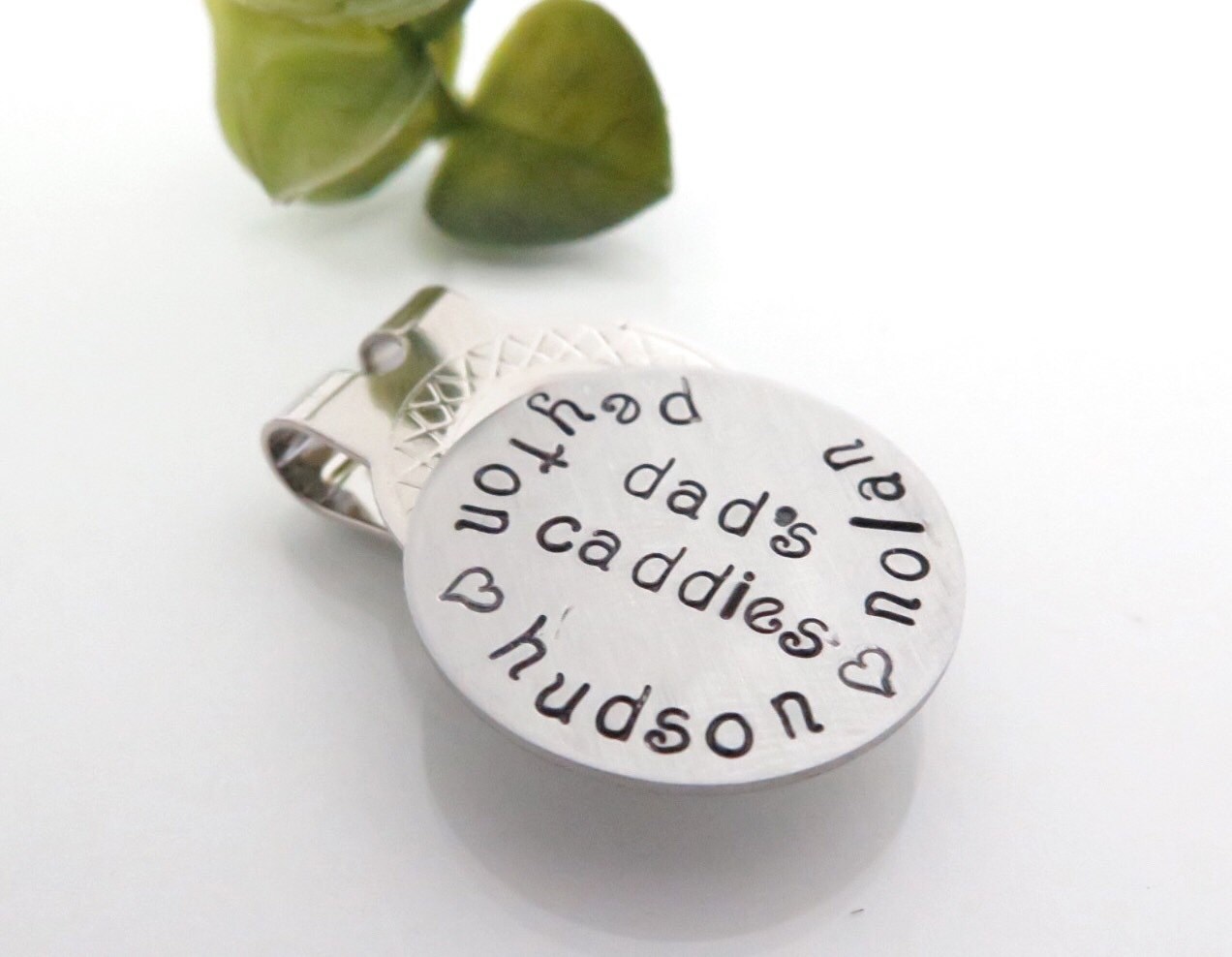 Personalized Golf Ball Marker Hat Clip Custom