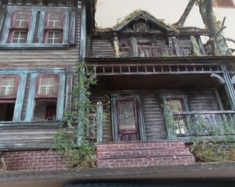 Wooden Miniature Dollhouse Free Ship