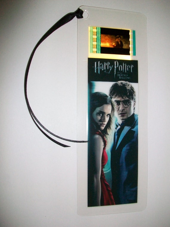 HARRY POTTER DEATHLY hallows 1 Movie Film Cell Bookmark HARRY POTTER DEATHLY hallows 1 Movie Film Cell Bookmark