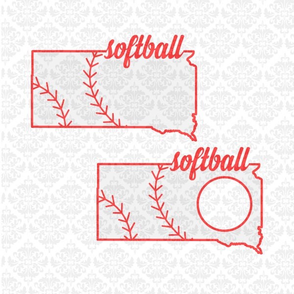 Download South Dakota Baseball Laces Softball Monogram Fastpitch ...