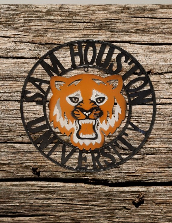 Sam Houston State Metal Sign Sam Houston metal by CowGirlCentral