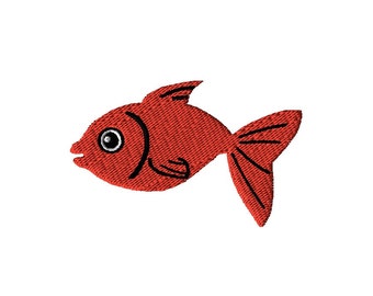 Fish Embroidery Design - Tropical Embroidery Digital File - Fish Design - Machine Embroidery - Digital Embroidery Design- For Children