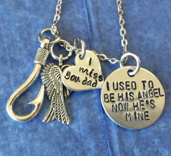 Remembrance jewelry sympathy gift Memorial by HandStampedTrinkets