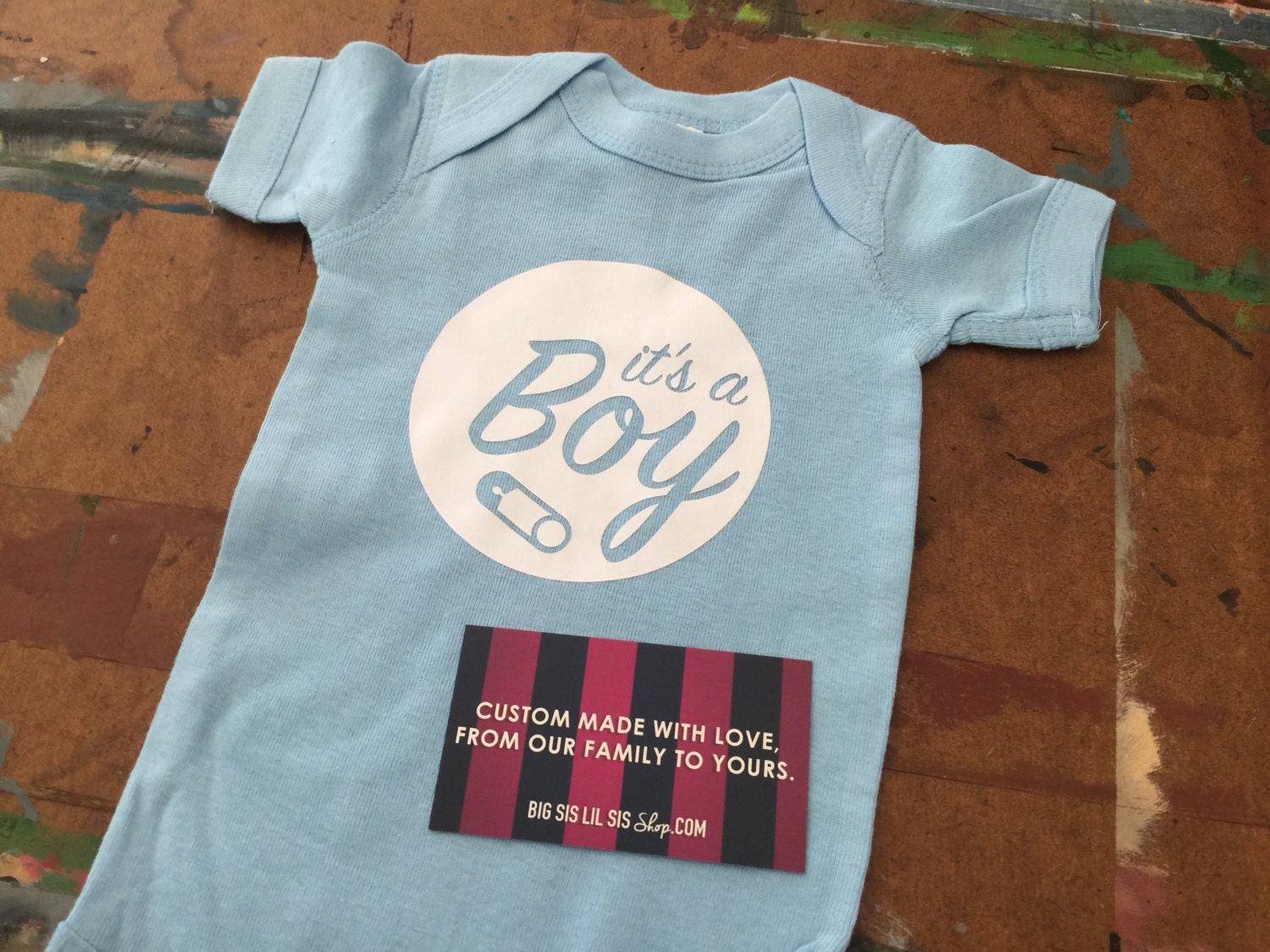 It's a boy Gender reveal onesie Gender Reveal Ideas