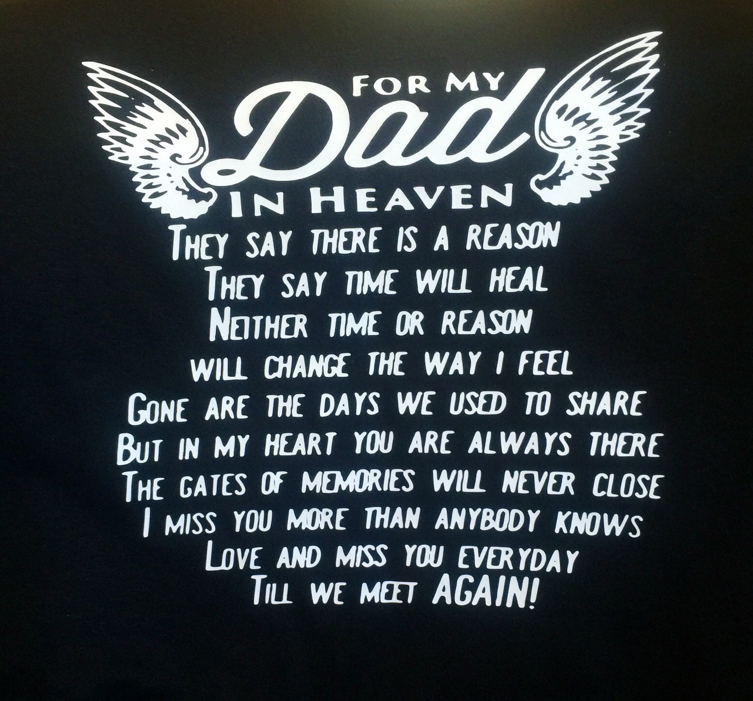 For my dad in heaven shirt Guardian Angel Shirt Dad Guardian