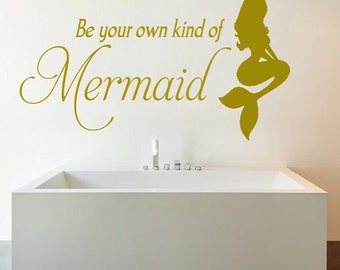 Items similar to Mermaid Vinyl Wall Decal on Etsy