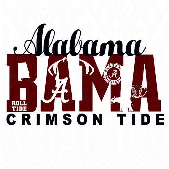 Download Alabama Crimson Tide Alabama svgcrimson svgroll tide by ...