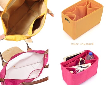 Bag Purse Organizer for Longchamp totes, Felt Purse Organizer, bag insert, Bag Organizer for Longchamp (Express Shipping)