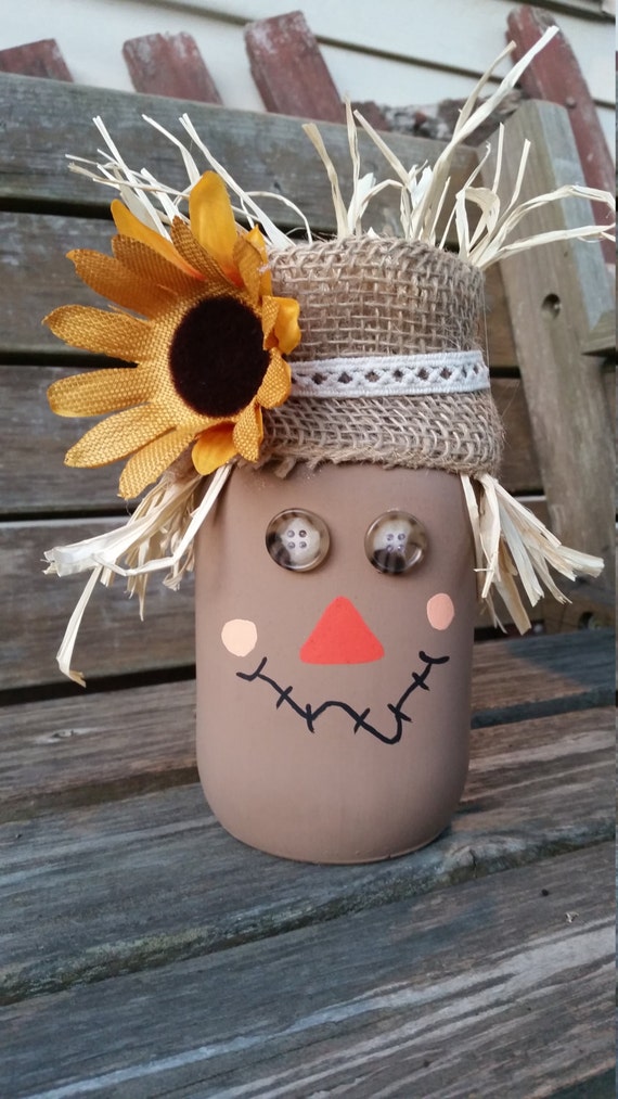 Scarecrow Mason Jar